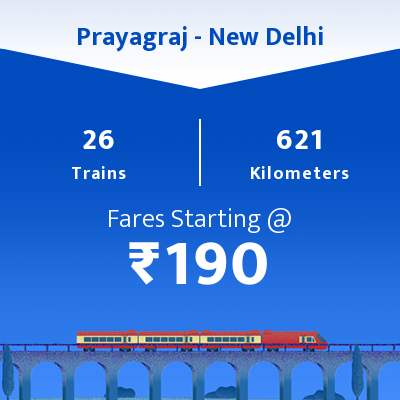 Prayagraj To New Delhi Trains